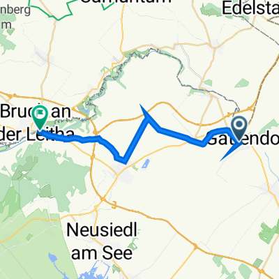 Moritz-von-Schwind-Gasse 21, Gattendorf to Parndorfer Straße 11, Bruckneudorf