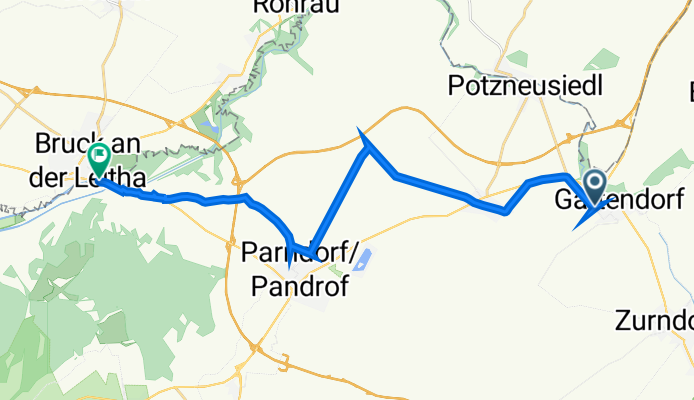 Moritz-von-Schwind-Gasse 21, Gattendorf to Parndorfer Straße 11, Bruckneudorf