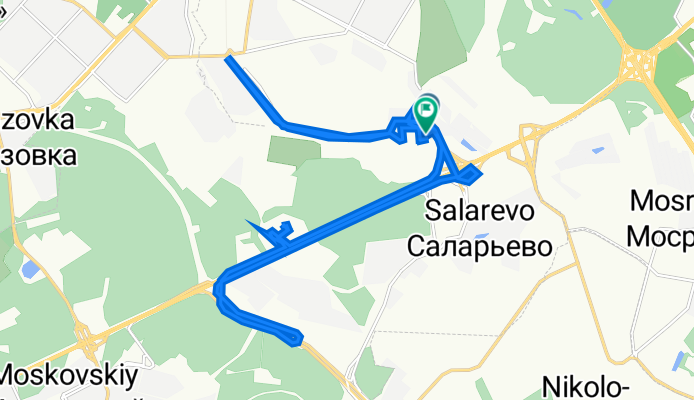 Родниковая улица, К3, Москва до Родниковая улица, К3, Москва