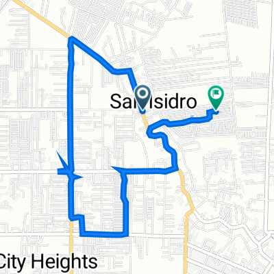 Route from 45VH+94V, General Santos City