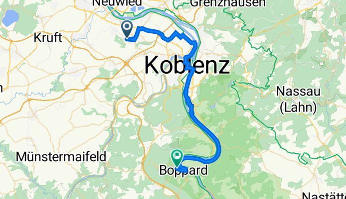 Schweizerstraße 5, Mülheim-Kärlich to Mühltal 8, Boppard