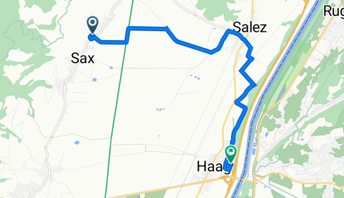 In der Hueb 14, Sax nach Haag-Center 1, Haag (Rheintal)