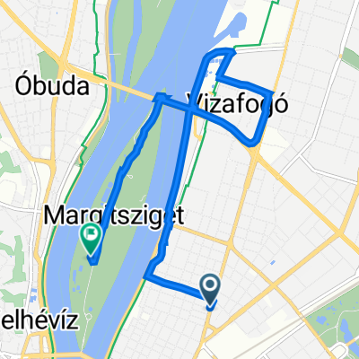 Váci út 50., Budapest to Hajós Alfréd sétány, Budapest