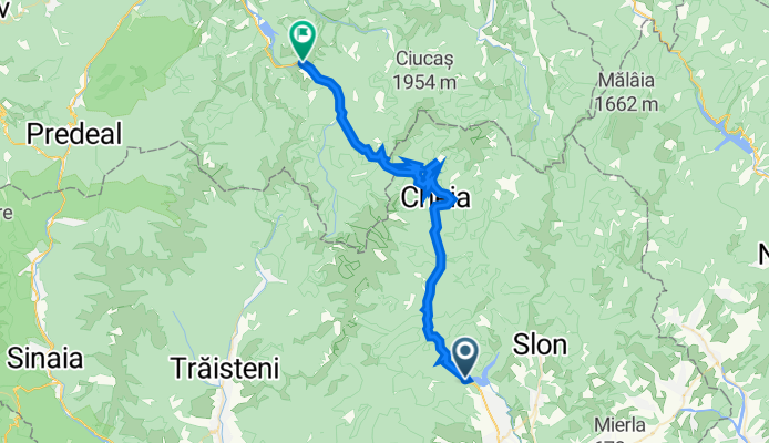 Route to Strada Barajului, Săcele