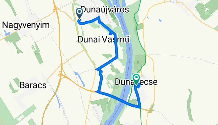 Dunaújváros - vasútállomás Dunavecse római katolikus plébánia