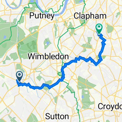 crown &amp; Sceptre Streatham hill Moderate route