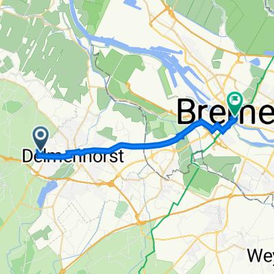 Hinter dem Tiergarten 13A, Delmenhorst nach Bremen