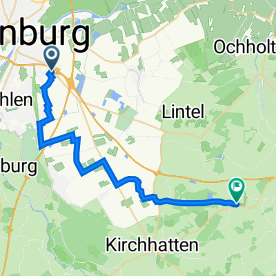 Am Drielaker Kanal 8A, Oldenburg nach Kimmer Straße 7, Hatten