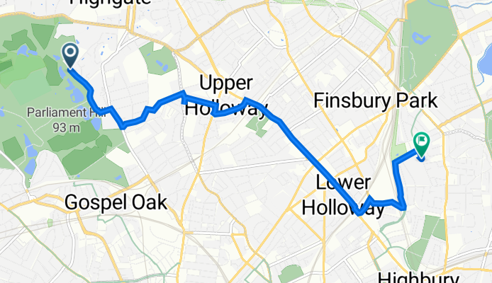 Wallace House, Fitzroy Park, London to 53–71 Avenell Road, London