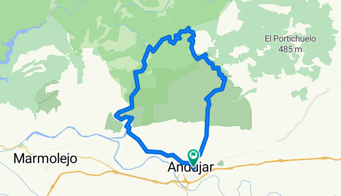 Andújar-La Cadena- Los tuneles-Andújar.