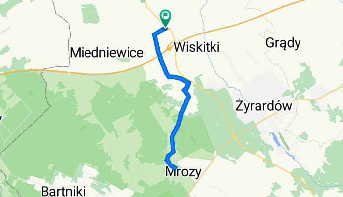 Cyganka 21, Wiskitki do Cyganka 21, Wiskitki