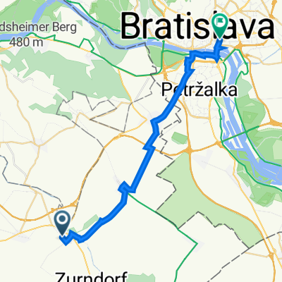 Moritz-von-Schwind-Gasse 21, Gattendorf to Košická 6