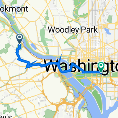 2845 N Marcey Rd, Arlington to Washington Mall, Washington