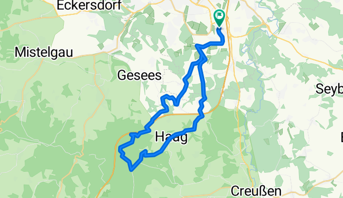 BT Unternschreez-Haag-Berg-Spänfleck-Culmberg-Rödensd.