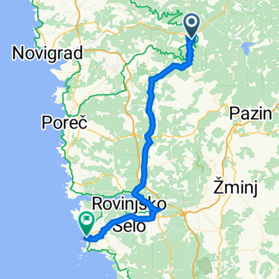 Trg Andrea Antico 5, Motovun to Carera ulica 44, Rovinj