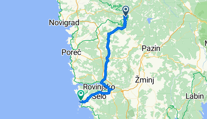 Trg Andrea Antico 5, Motovun to Carera ulica 44, Rovinj