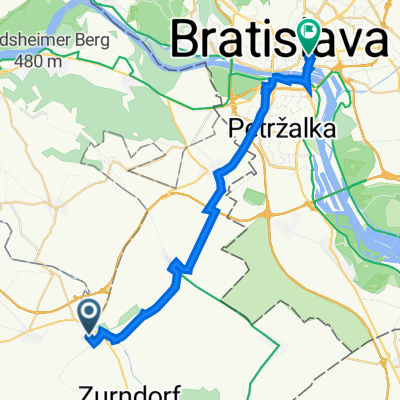 Moritz-von-Schwind-Gasse 21, Gattendorf to Mlynské nivy 5