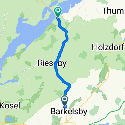 Riesebyer Straße 27, Barkelsby nach Stubbe 1, Rieseby
