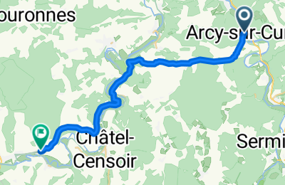 Route in der Bikemap App öffnen