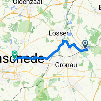 Am Bardeler Venn 10, Gronau (Westfalen) nach Piet Heinstraat 1G, Enschede