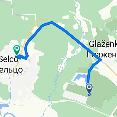 От Неизвестная дорога, Глаженка до улица Мейпариани 28, Сельцо