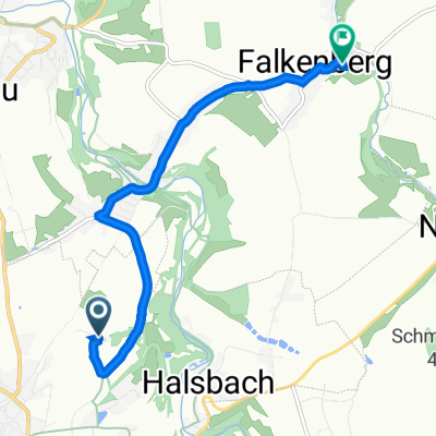 Fuchsmühlenweg 7, Freiberg nach Erbgerichtsweg 13, Halsbrücke