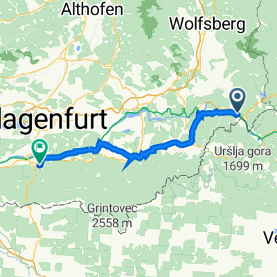 Lavamünd 64 nach Sparkassenplatz 3, Ferlach