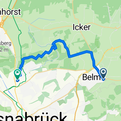 Lindenstraße 56A, Belm nach Clemensstraße 21, Osnabrück