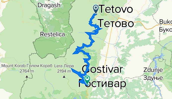 (MTB) Popova Sapka-Vrutok (Sarski vodi)