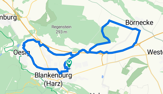 Lessingstraße 25, Blankenburg (Harz) nach Lessingstraße 25, Blankenburg (Harz)