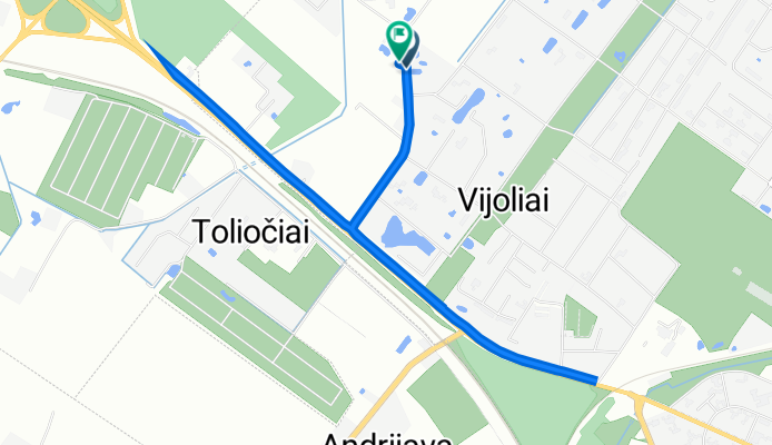 Kadagių g. 31, Vijoliai to Kadagių g. 31, Vijoliai