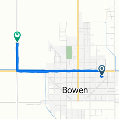 Ruta desde Belgrano 537, Bowen
