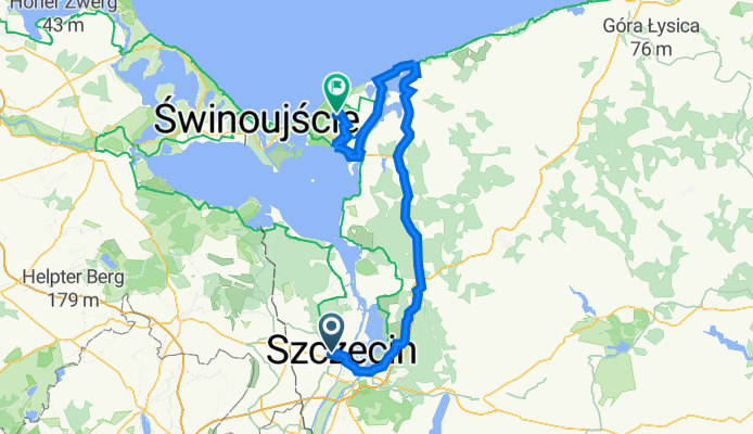 Goleniów-Kamień Pomorski Dziwnóww - Wolin -Dargobądź - Warnowo 14.08 2023