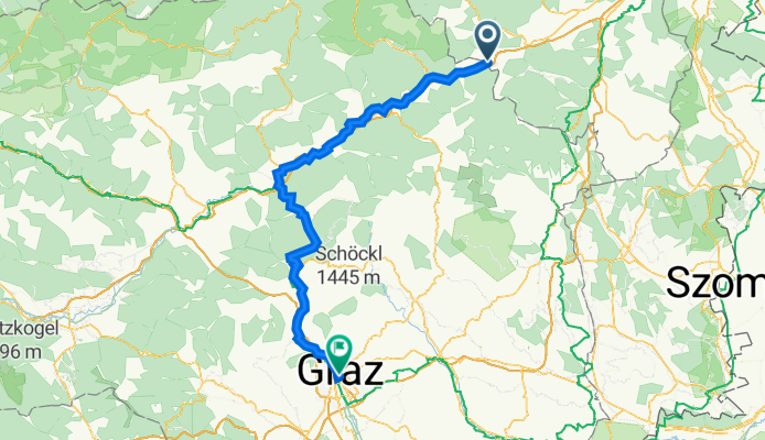Passstraße 1, Semmering-Kurort nach Landhausgasse 45, Graz