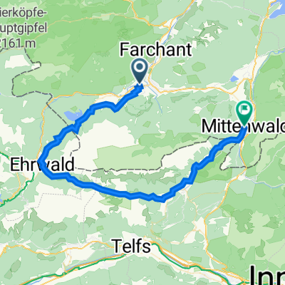 Garmisch-Partenkirchen nach Schöttlkarstraße 3, Mittenwald