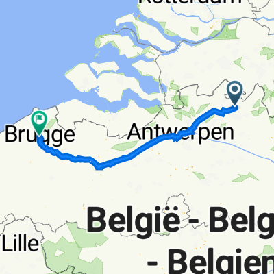 Stenbaeten 16, Merksplas naar Brugge