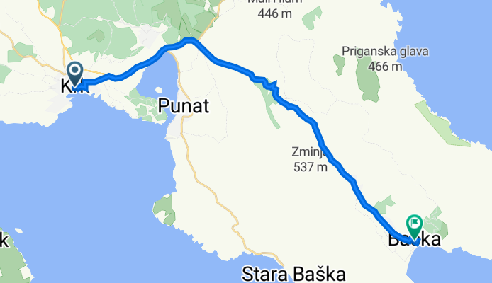 Krk-Baska-Road