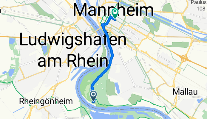 Rheingoldstraße, Mannheim nach Innenstadt/Jungbusch, Mannheim