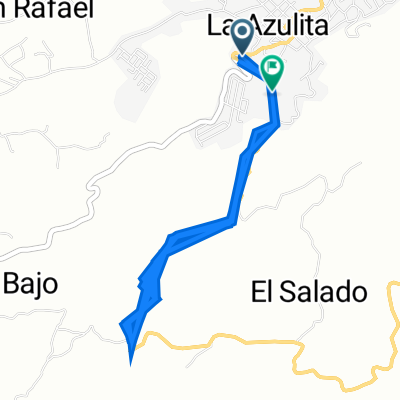 puDe PH72+5X5, La Azulita a Vía Jají, La Azulita