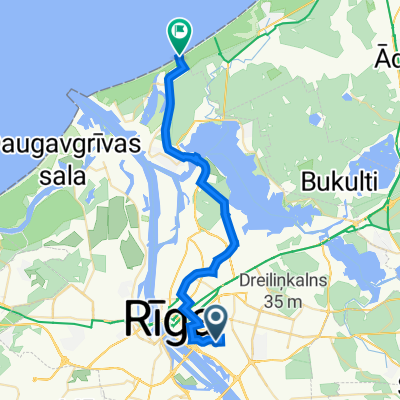 Ludzas iela 54A, Rīga to Saulgriežu iela 11, Rīga