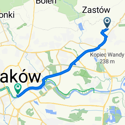 Stary Gościniec 1K, Kraków do Trynitarska 11, Kraków