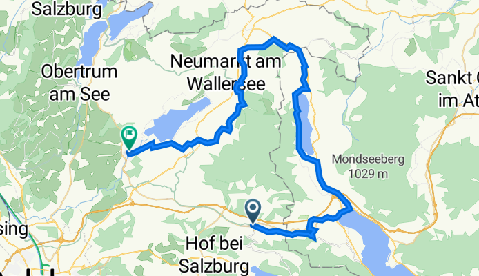 Thalgau Ortsmitte to Hauptstraße 12, Seekirchen am Wallersee