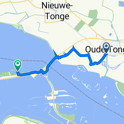 Kaai 28, Oude-Tonge to Strandweg 4A, Bruinisse