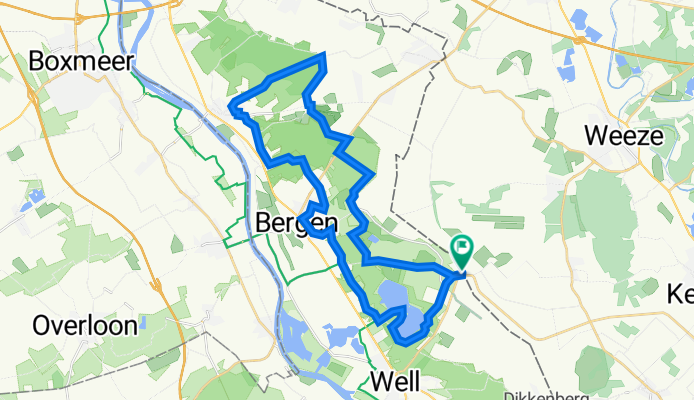 Hees - Bleijenbeek - Bergen - Hees