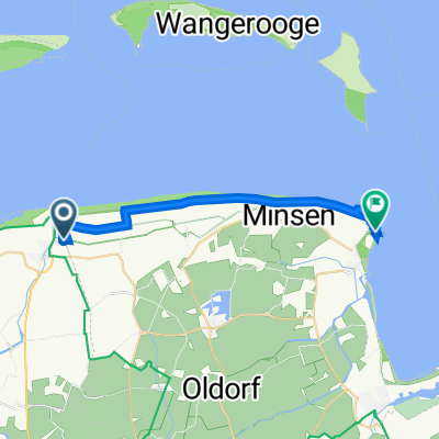 Route von Deichstraße 76, Wittmund