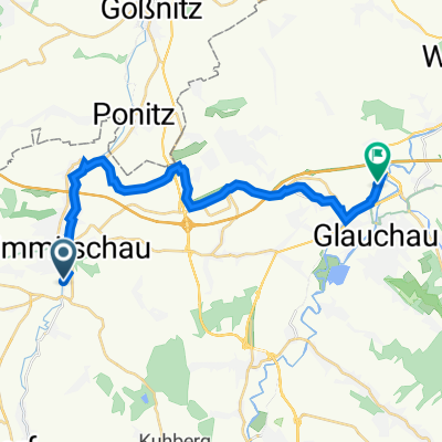 Mittellandroute Crimmitschau - Glauchau