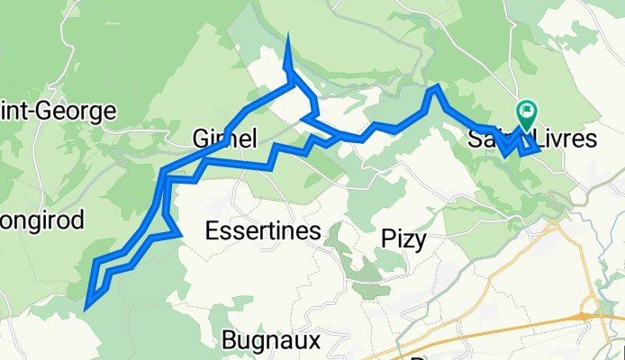 De En Lederey 2, Saint-Livres à En Lederey 2, Saint-Livres