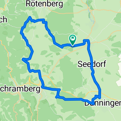 Waldmössingen-Flugplatz Winzeln-Rötenberg-Aichhalden-Sulgen-Beschenhof-Dunningen-Seedorf-Waldmössingen