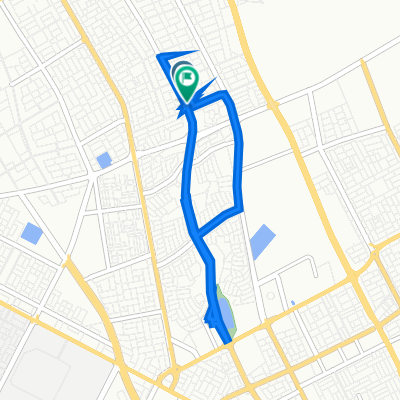 Uthman Ibn Affan Road 6721, Buraydah to 9WXM+J6, بريدة