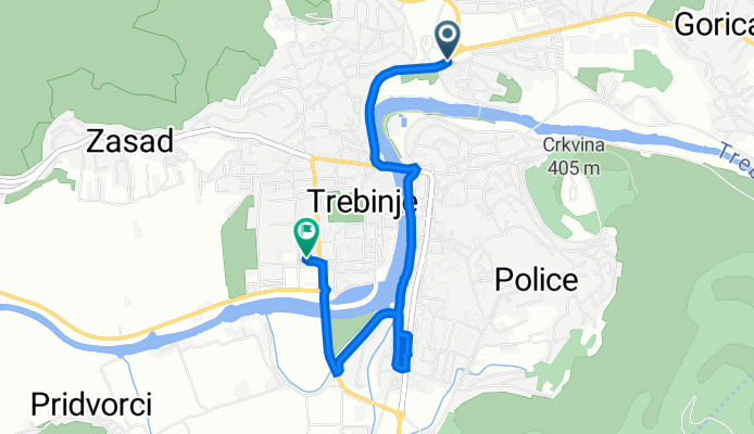 Route to Vojvode Stepe Stepanovića, Trebinje